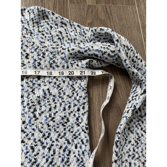 Talbots Sweater XL Petite Roll Mock Neck Pullover Knit Plus Cotton Blend Coastal - Picture 8 of 9